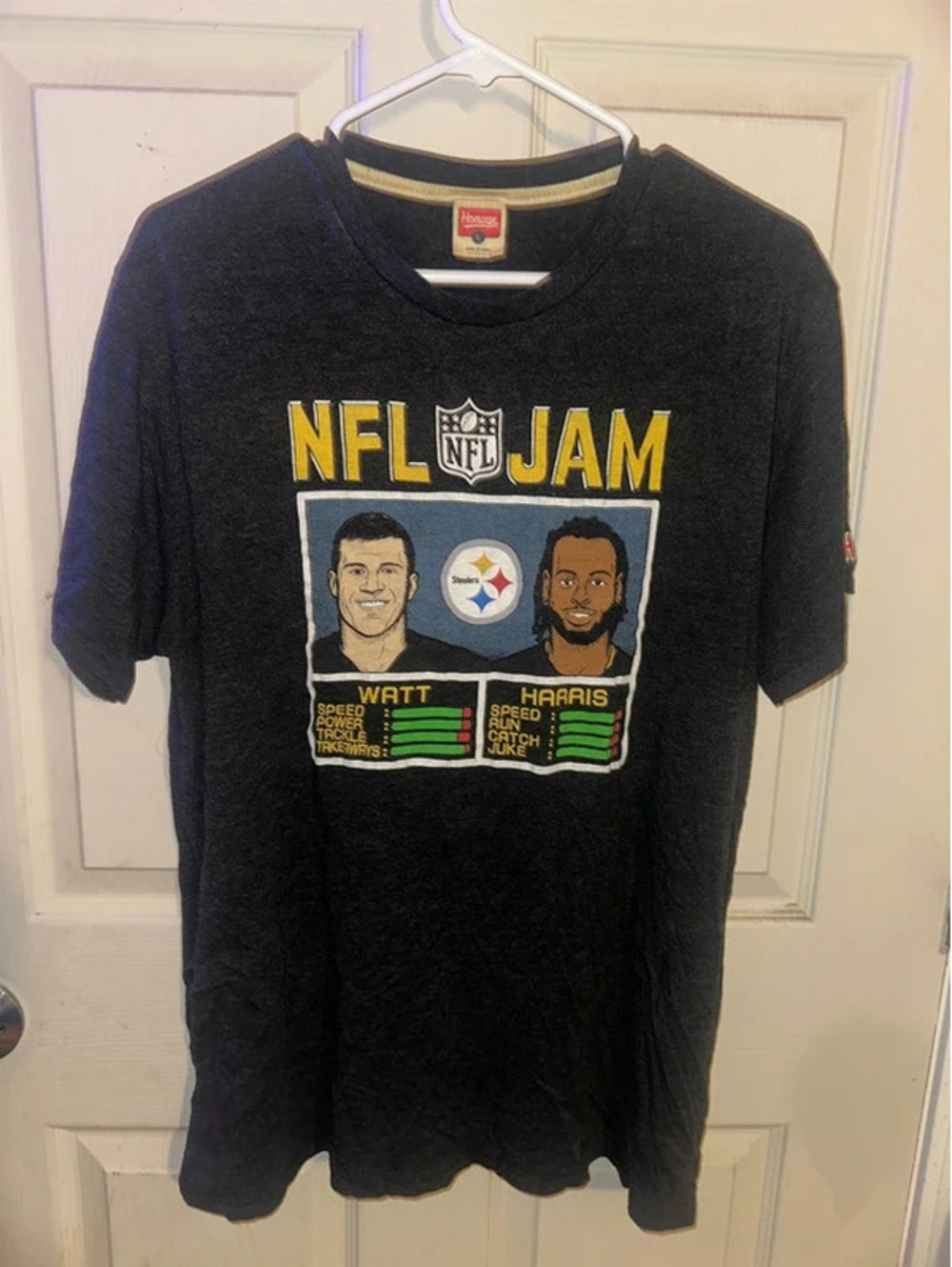 Homage Steelers NFL Jam Watts and Harris size large